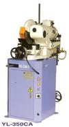 YLM Semi automatic cold saw machines available in 2 models YLM280(12") & YLM-350(14")Pneumatic system;auto clamp,auto cutting,easy to operate and high performance. Push button or foot pedal start standard equipment