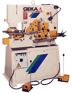 DUAL CYLINDER IRONWORKER 60 TON PUNCH CAPACITY