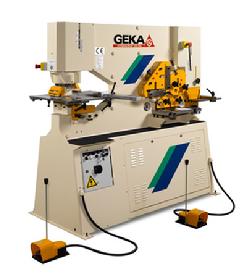 60 Ton punching power, 110 Ton shearing power, Geka Hydracrop 55