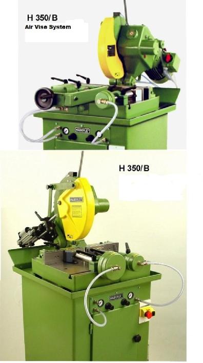 Haberle H350B 14" Cold Saws with power air vise system clamping