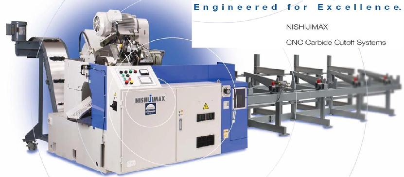 CNC Carbide cold saw cutoff system production saw
