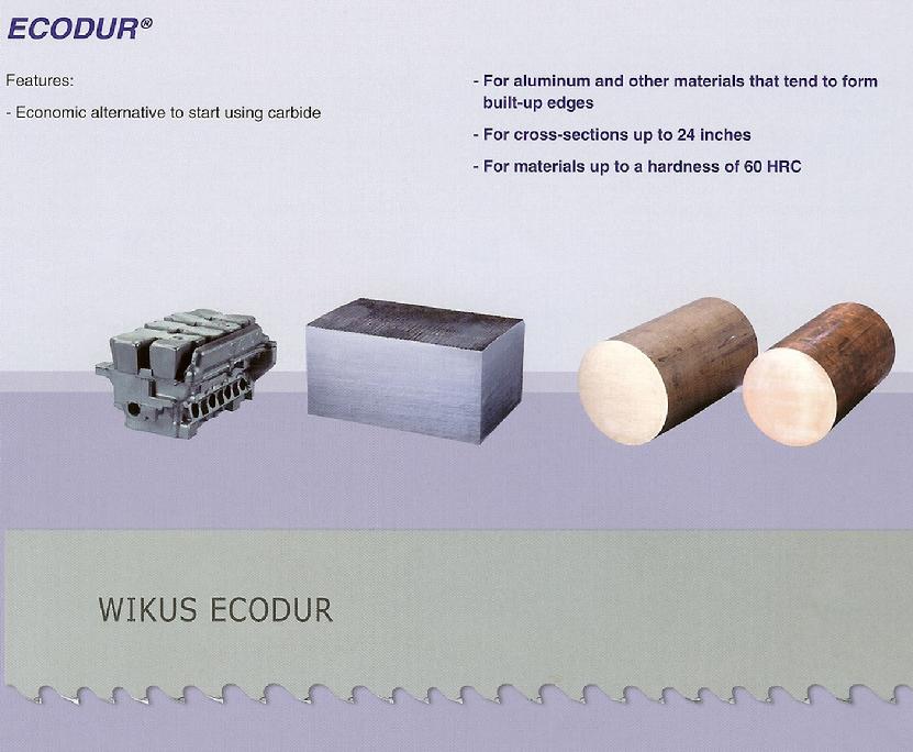 ecodur carbide tipped bandsaw