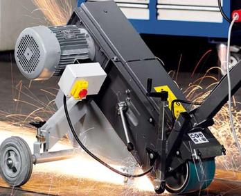 GIM grinding module is the perfect solution when the work cannot be brought to the grinder. The solution, bring the grinder to the work surface.