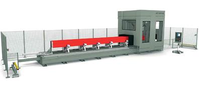 Machining center with 5 CNC axes and moving gantry structure (CLICK IMAGE)