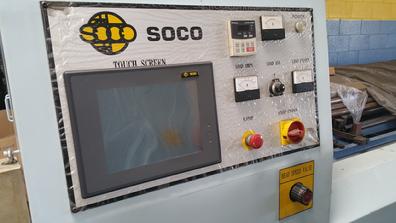 Circular sawing machine automatic operation for full time production saw cutting with rack loading magazine Soco SA-60-CNC