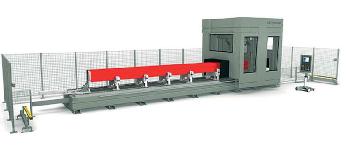 CNC machining center with varying length up to 15 meters