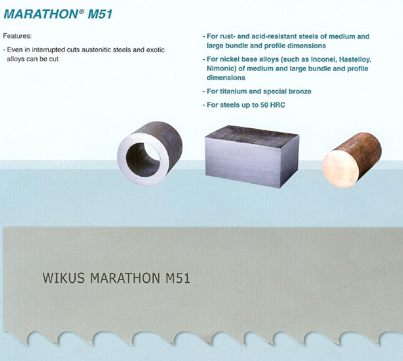 Wikus Marathon M51 NR. 531 Band Saw Blades